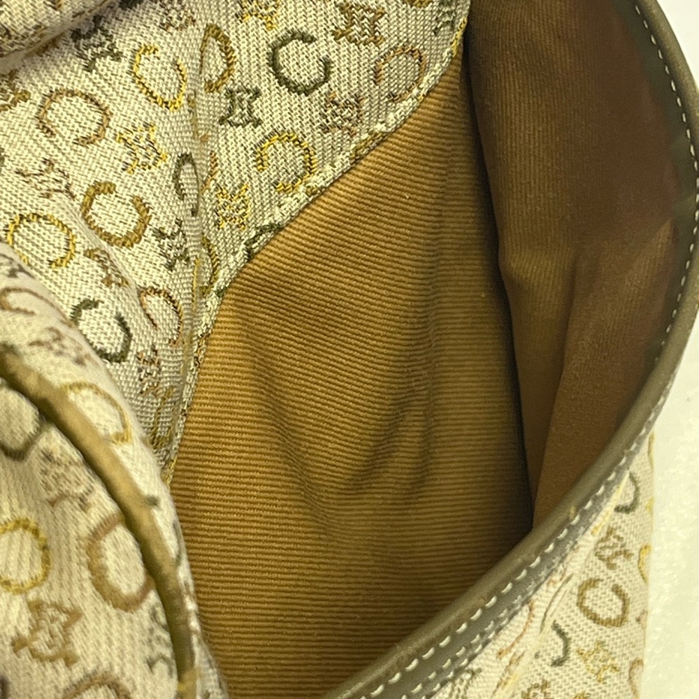 CELINE Mini Boston Macadam Beige Khaki Green Silver Hardware Vtg Celine handbags - Picture 14 of 14